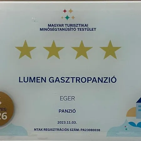 Lumen Gasztropanzió 4* Eger